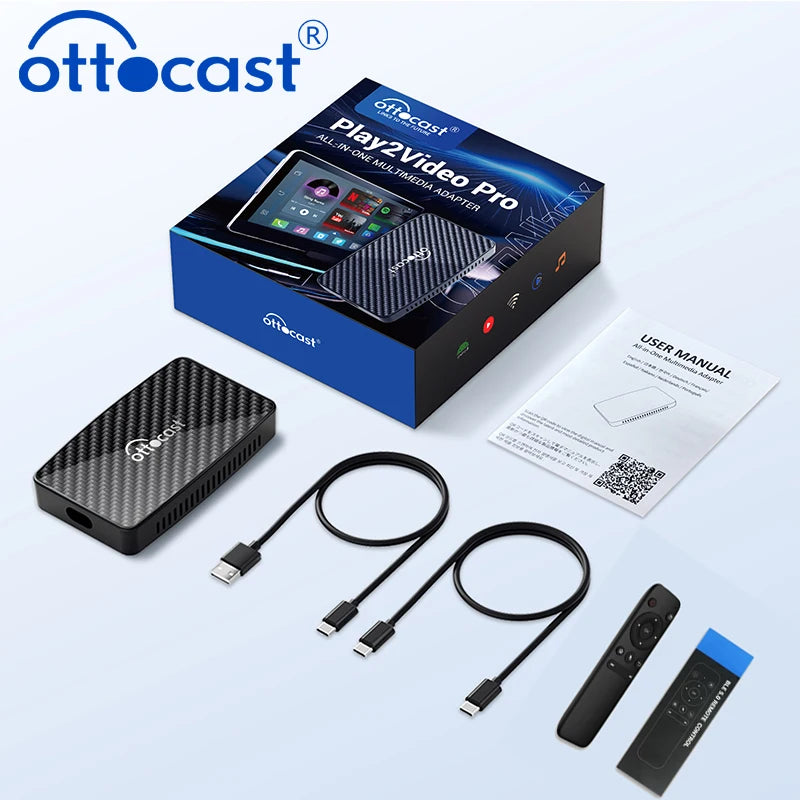 OTTOCAST Play2Video Pro Wireless CarPlay Adapter