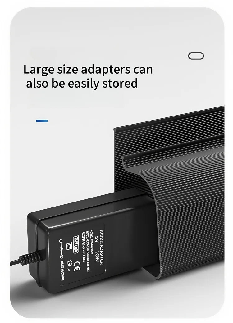 Kabelmanagement PVC 40 cm unter Schreibtisch Organizer