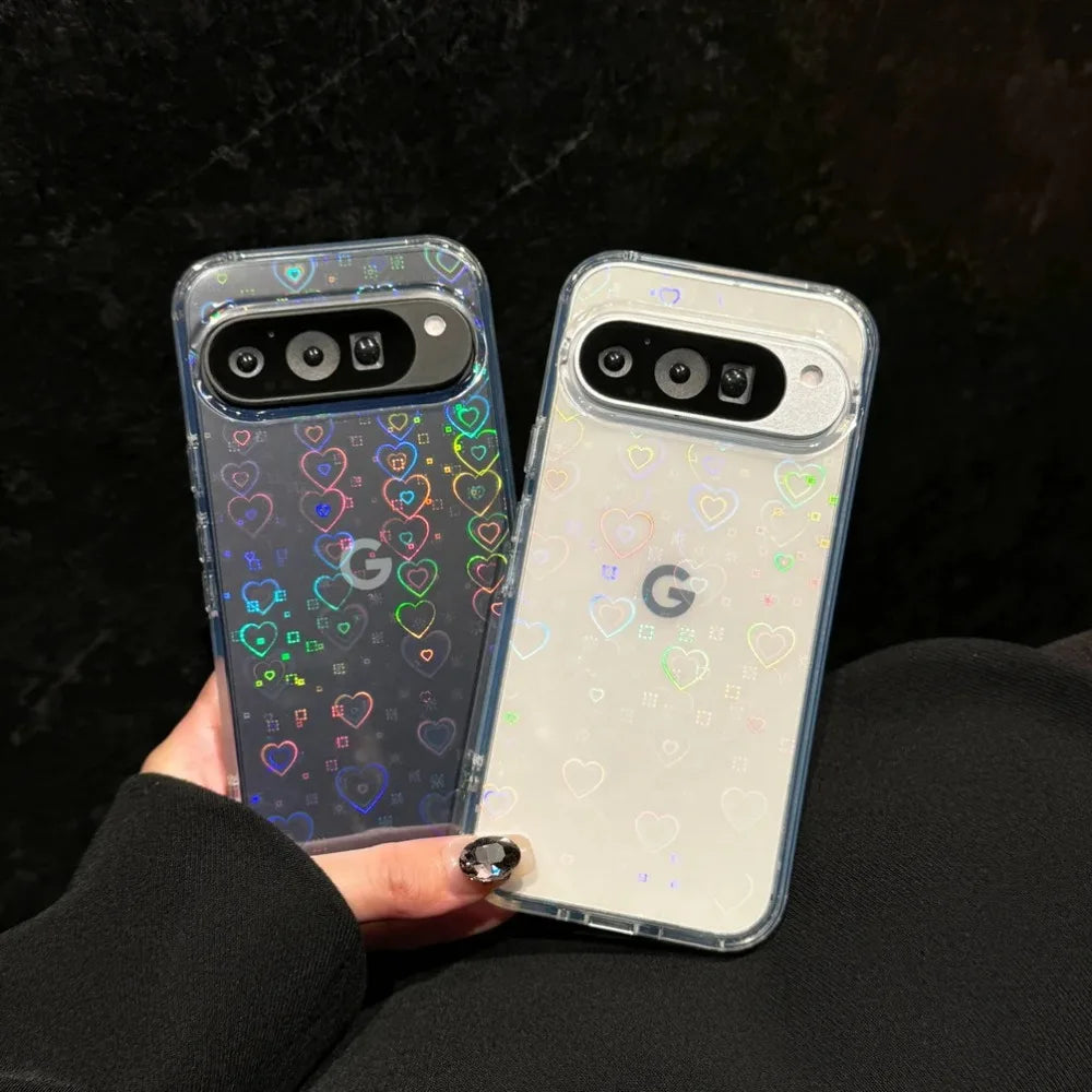 Elegante Herz-Hülle für Google Pixel 10 Pro