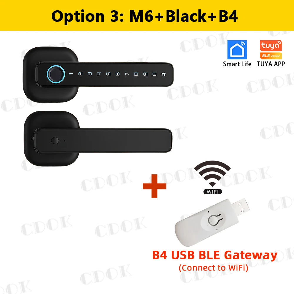 Bluetooth Türschloss mit Fingerabdruck und Passwort