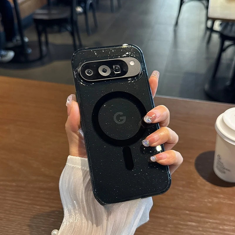 Glitzernde Magsafe-Hülle für Pixel 8–10