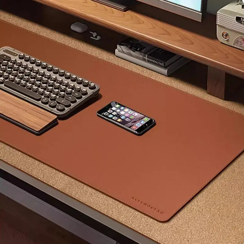 Großes Leder Mauspad Büro