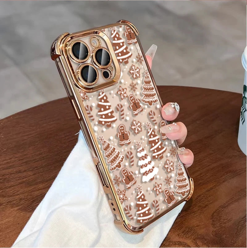 Pixel 10 9 8 Huelle Silikon Transparent Cartoon Muster Schutz