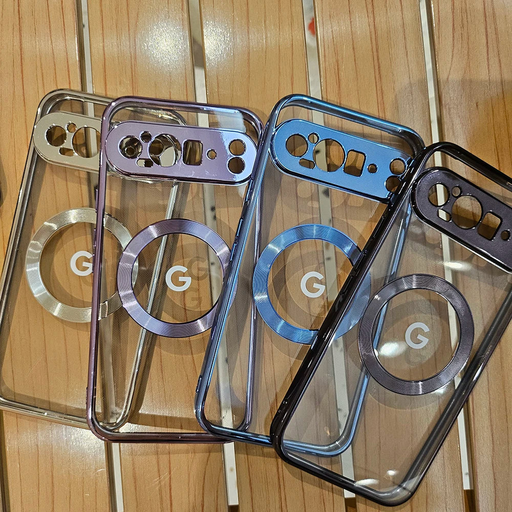 Transparente Magnet-Hülle für Pixel 8/7A