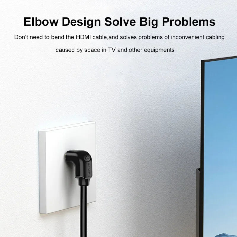 Winkel HDMI Kabel 4K 90° 270° 2.0 High Speed