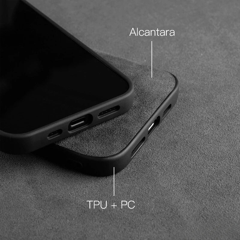 Alcantara Wildleder Hülle iPhone 17 Pro Max