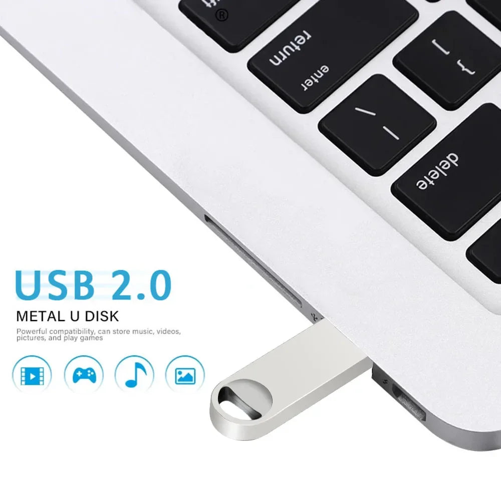 Neues USB-Flash-Laufwerk 64 GB Silber