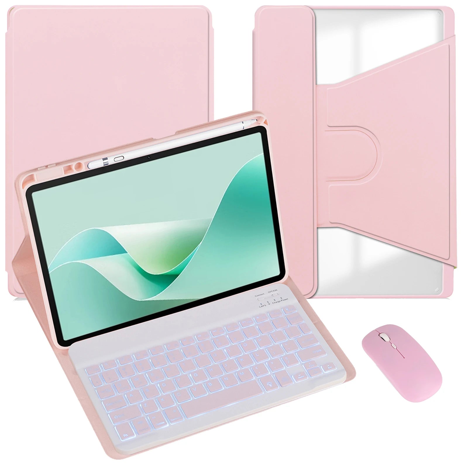 360° Drehbare Hülle mit Tastatur iPad Air Pro