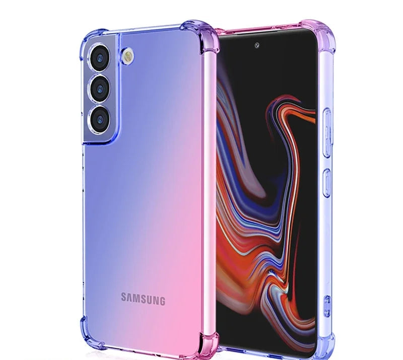 Gradient TPU Airbag Hülle für Samsung Galaxy S25
