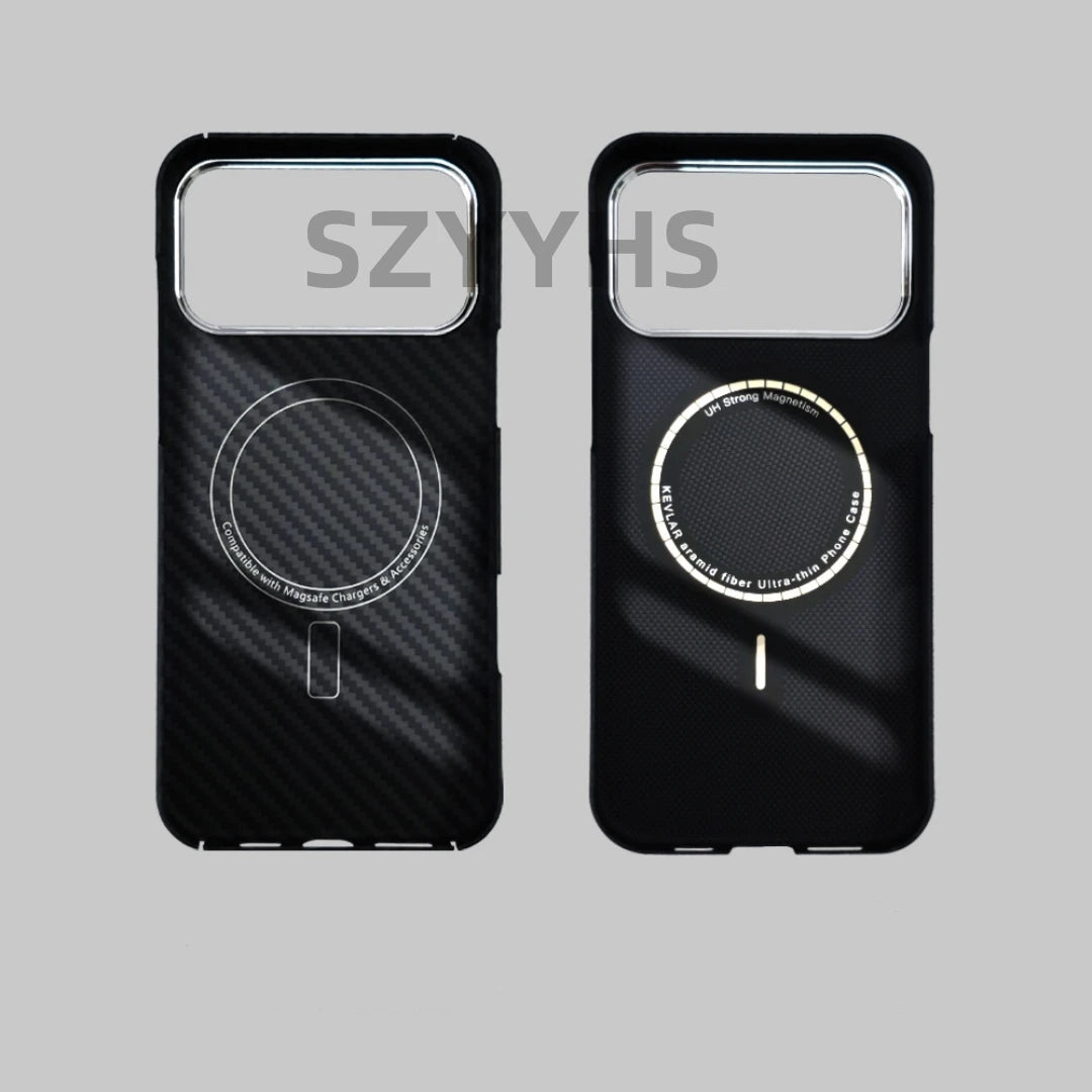 Magsafe Carbon Aramid Hülle für iPhone 17 Pro Max