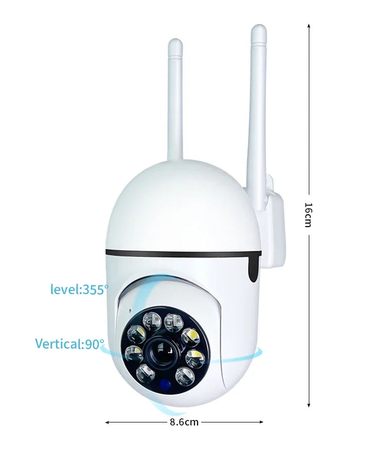 WLAN IP-Kamera Innen mit App, 1080P, Bewegungssensor