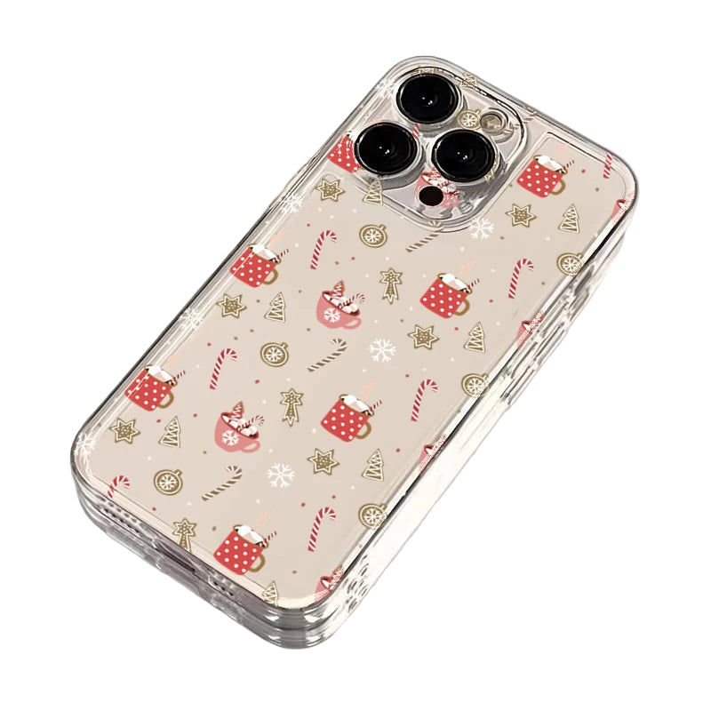Weihnachts Winter Handyhülle Clear für Samsung S25
