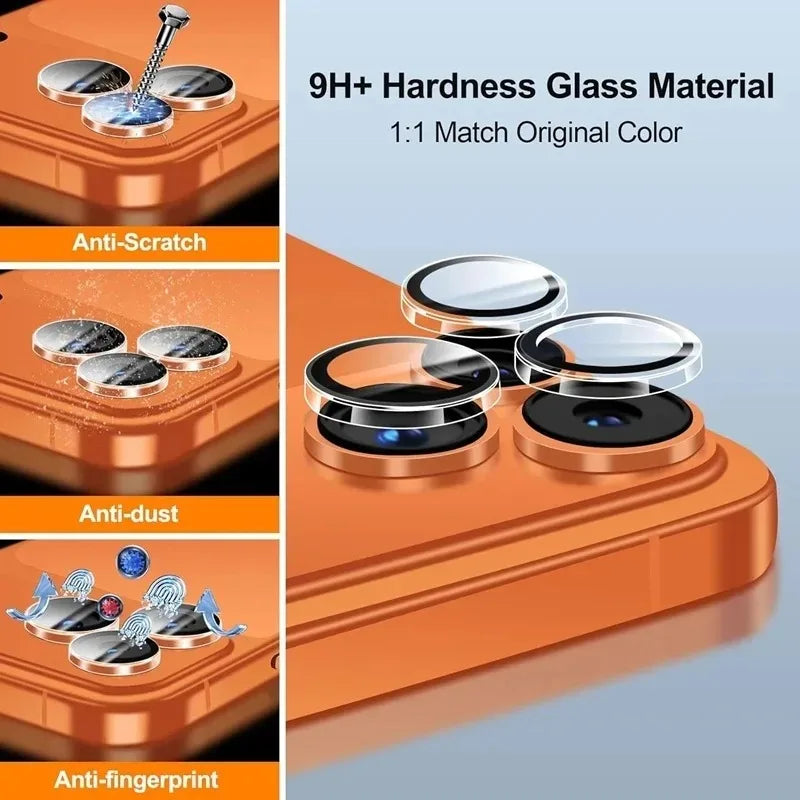 Clear camera lens protector for iPhone 17 series