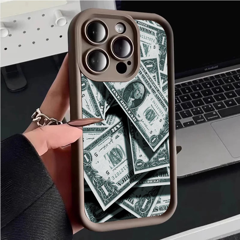 Pink Dollar Design Soft Case for iPhone 17
