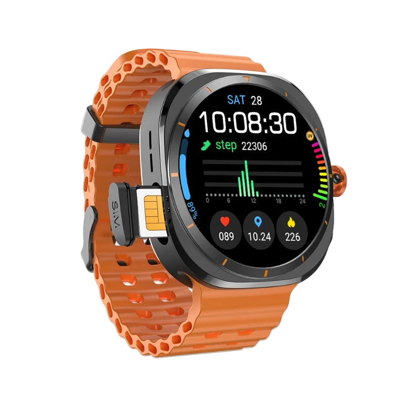 Smartwatch 4G/5G Videoanruf GPS mit Kamera