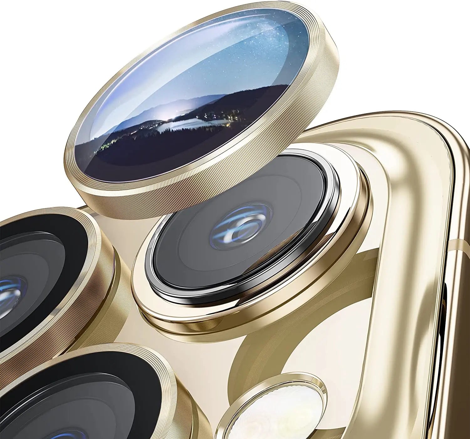 Glitzer Diamant Kamera Schutz iPhone