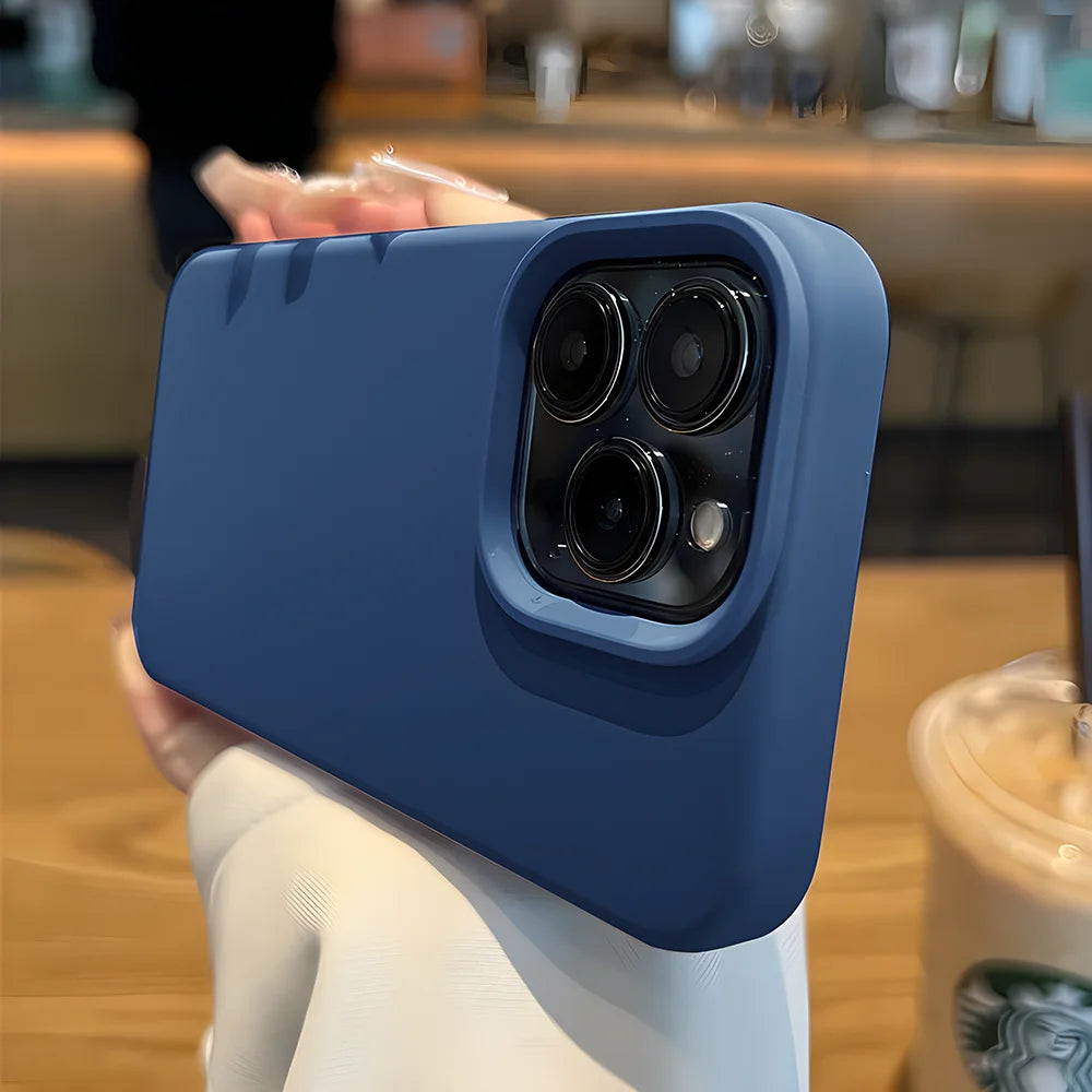 Flüssigsilikon Stoßfeste iPhone Hülle