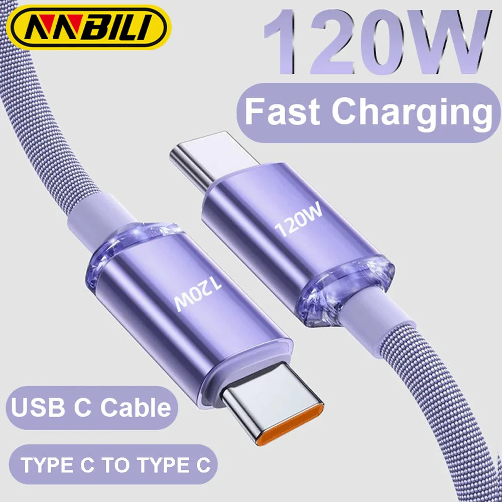 Nnbili 120W USB-A auf USB-C Kabel