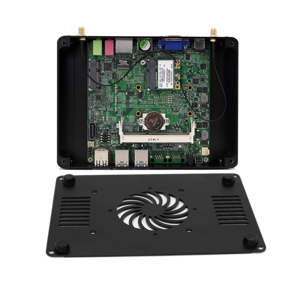 Lüfterloser NUC Mini-PC Intel i3 mit Windows 10
