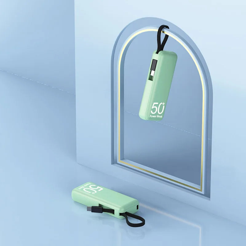 5000mAh Tragbare Powerbank mit Kabel