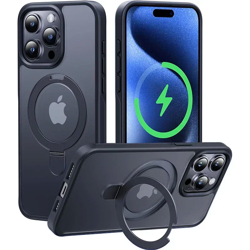 Magnethülle mit Ring für iPhone 12–16
