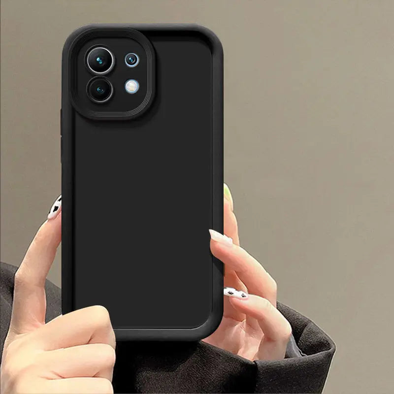 Weißes Silikon Case für Xiaomi 11 Lite 5G NE