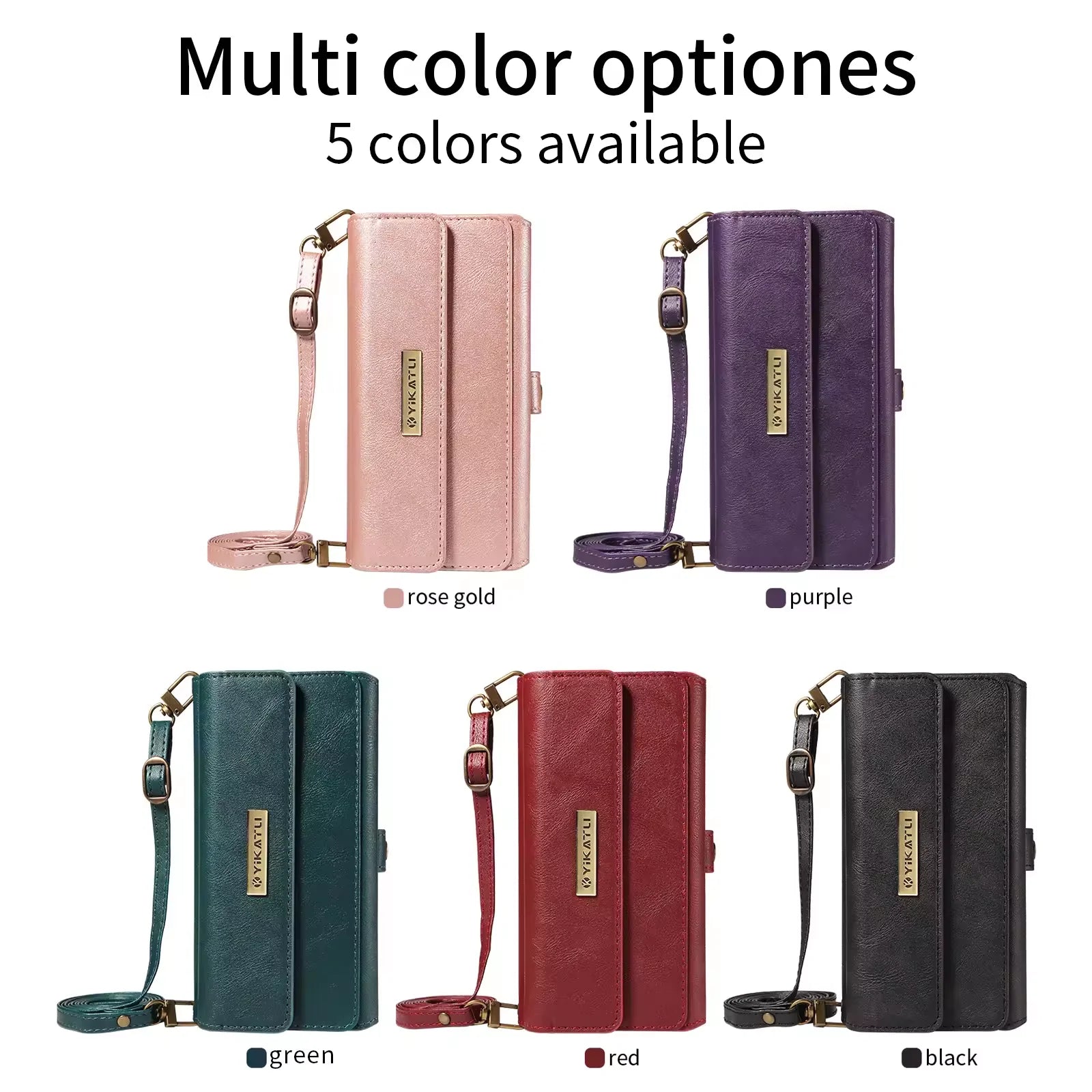 Leder Geldbörse Umhängetasche mit Case für Samsung Galaxy