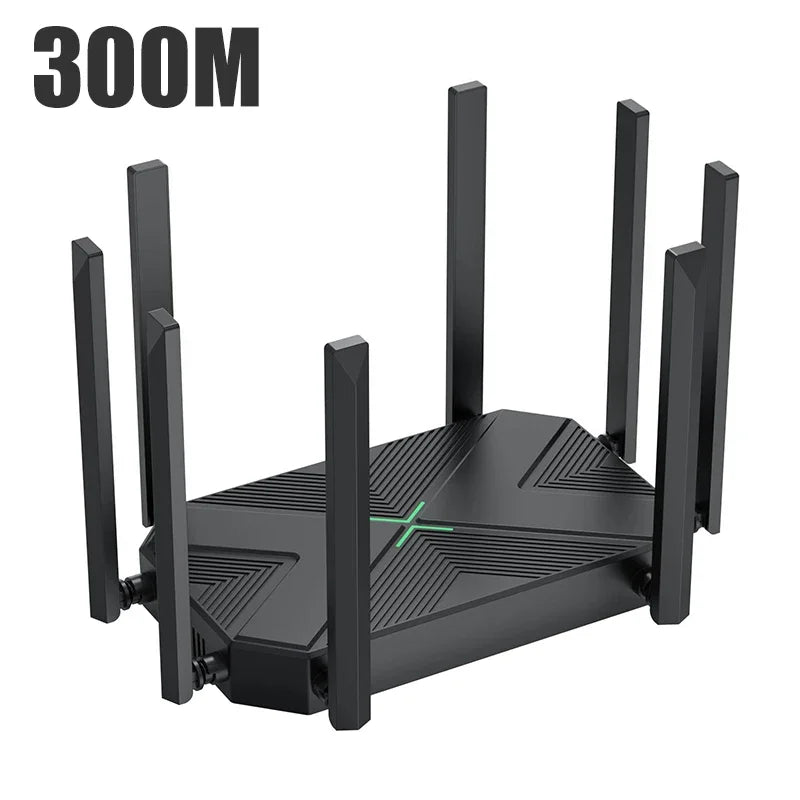 1200 Mbit/s WLAN Repeater mit 8 Antennen & Firewall