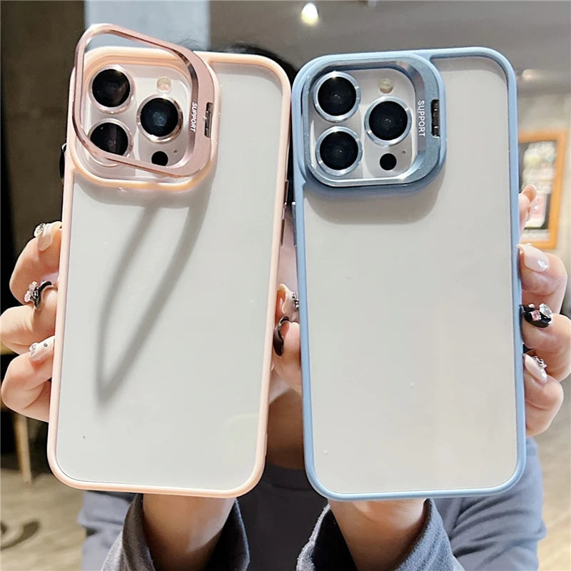 Für iPhone 17 Pro Max Luxus transparente Rahmenhülle