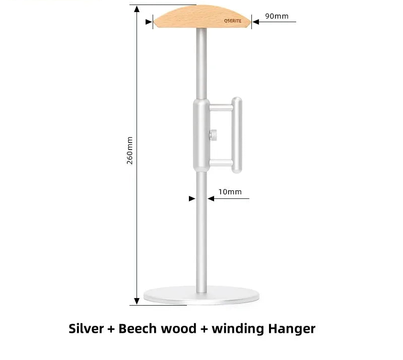 Kopfhörer Halter Walnuss Minimalistisch – Design Headset Ständer aus Holz