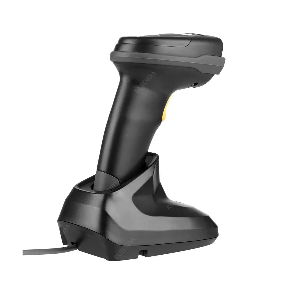 Kabelloser QR Barcode Scanner mit Ladestation 2D 1D