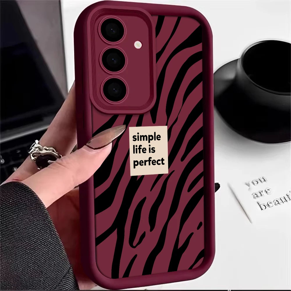 Zebra Silikonhülle für Galaxy S