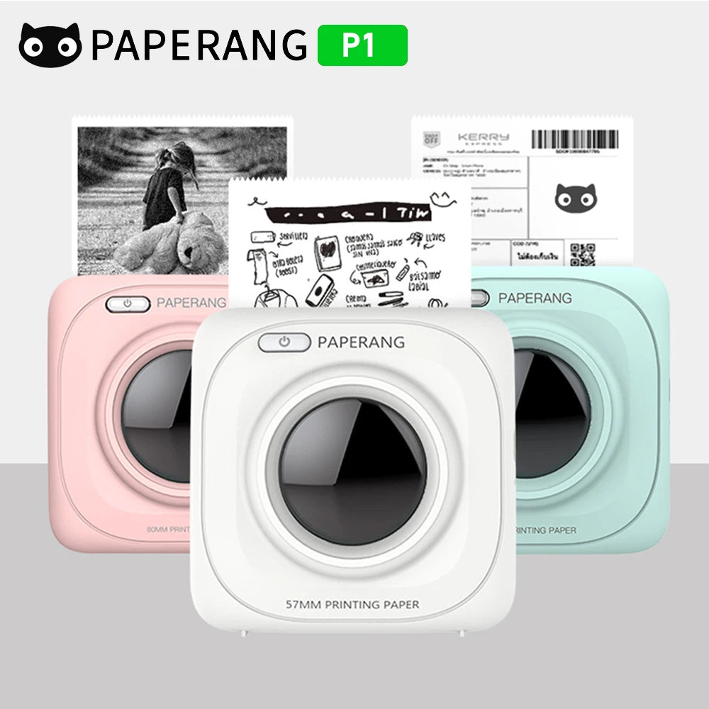 Mini Bluetooth Fotodrucker PAPERANG P1 mobil