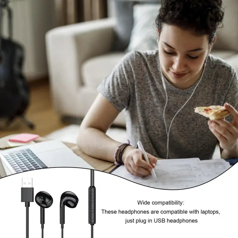 USB-C In-Ear-Kopfhörer mit Mikrofon
