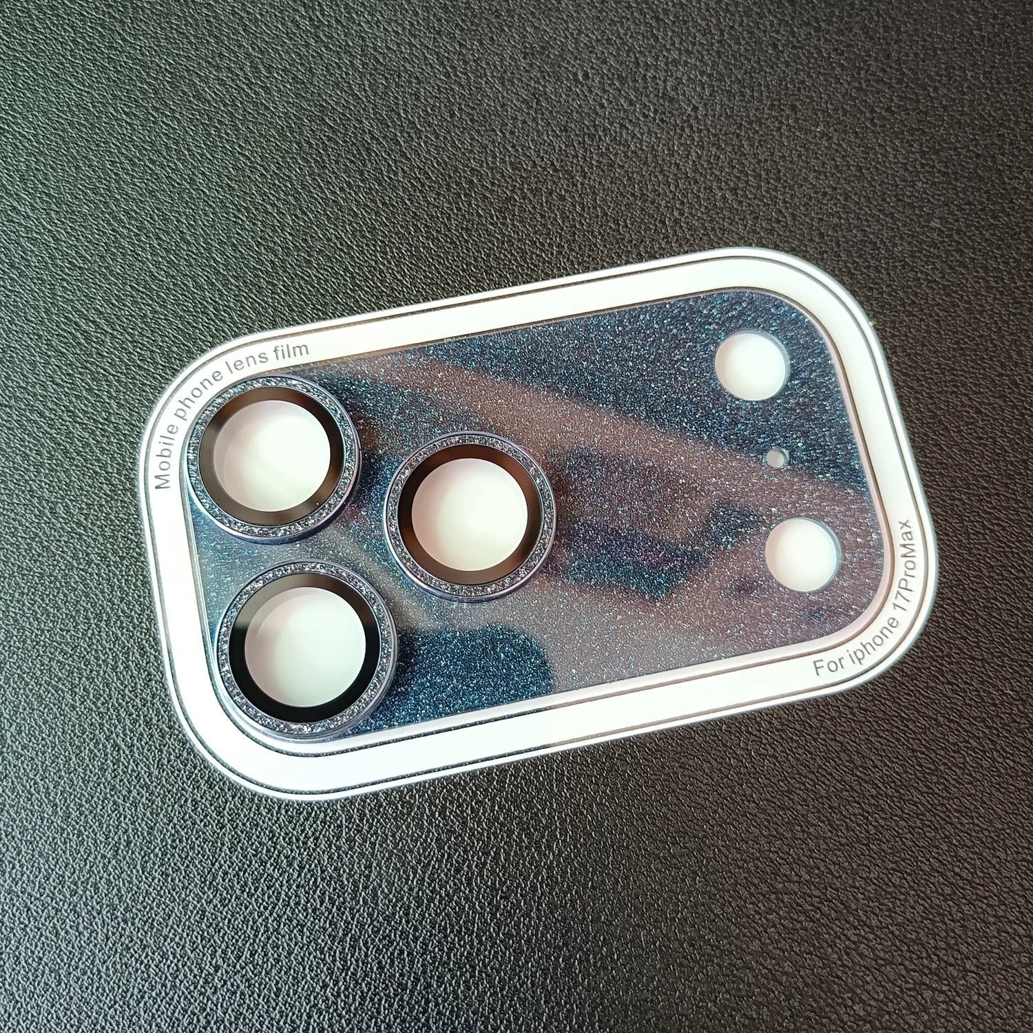 Glitzer Kamera Schutzring für iPhone 17 Pro Max