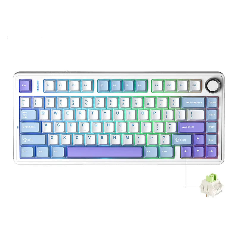 Mechanische Gaming Tastatur F75 RGB, Anti Ghosting, Hohe Performance