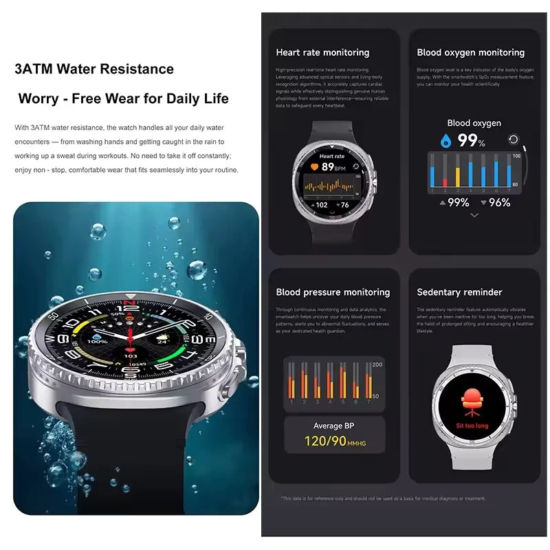 Elegant Watch 8 Smartwatch 1.43" AMOLED GPS NFC 2025