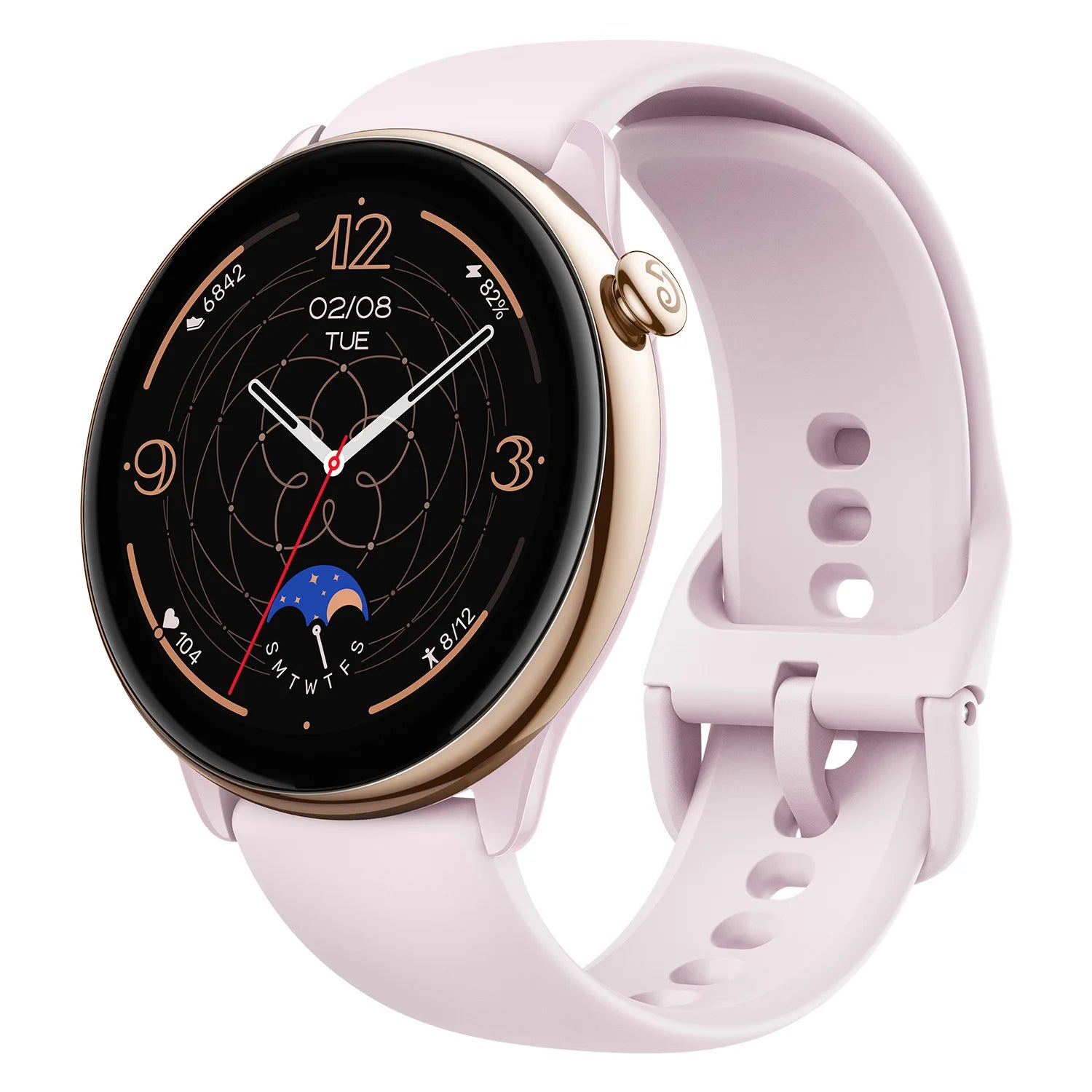Compact 43mm smartwatch with 120 sports modes & sensors