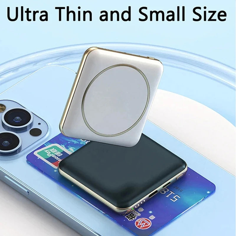 Magnetic 10000mAh Mini Power Bank for iPhone