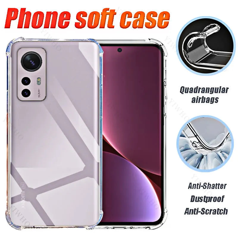 Xiaomi 12 TPU Klare Soft Hülle Transparent