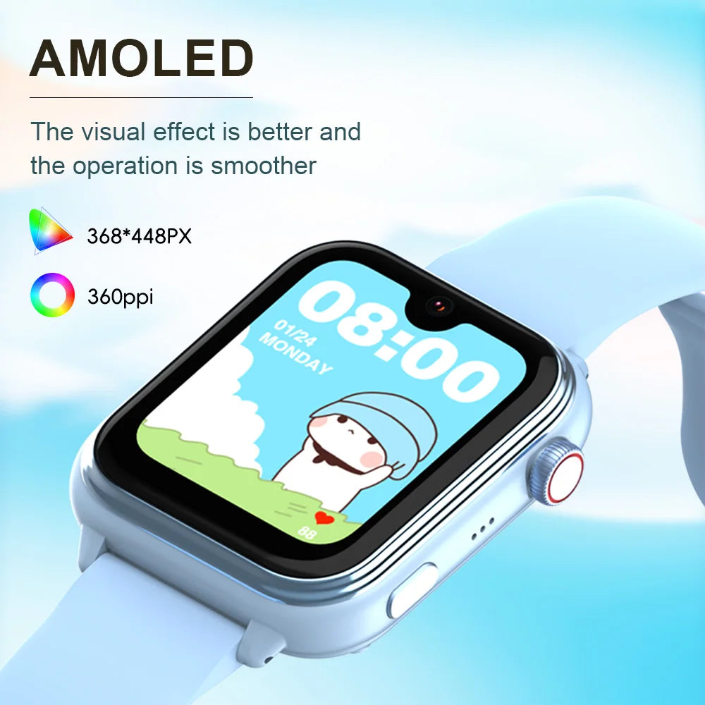 Kinder Smartwatch mit GPS, Videoanruf & SOS