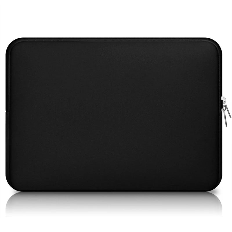 Black laptop sleeve 11–15.6 inch
