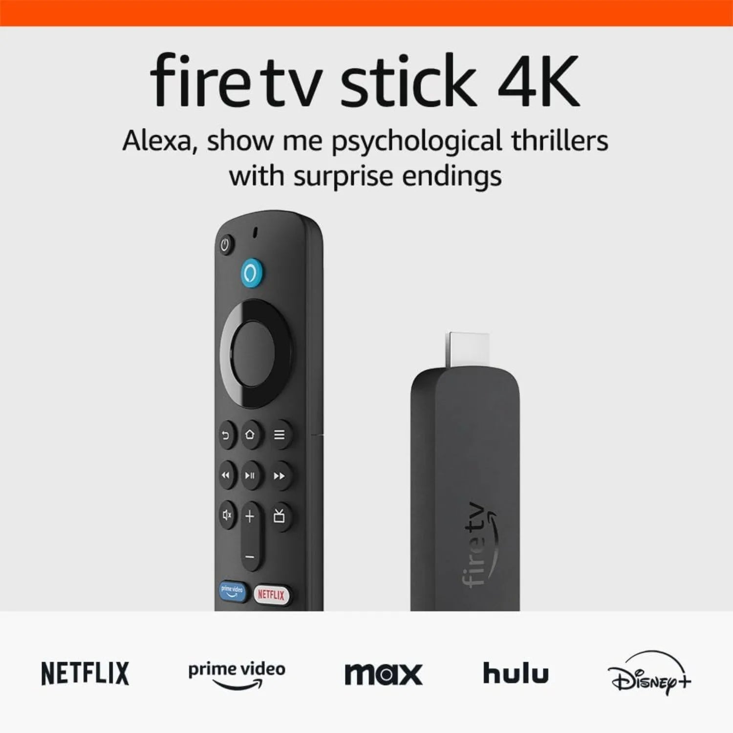 4K Streaming TV Stick mit Alexa Sprachsteuerung
