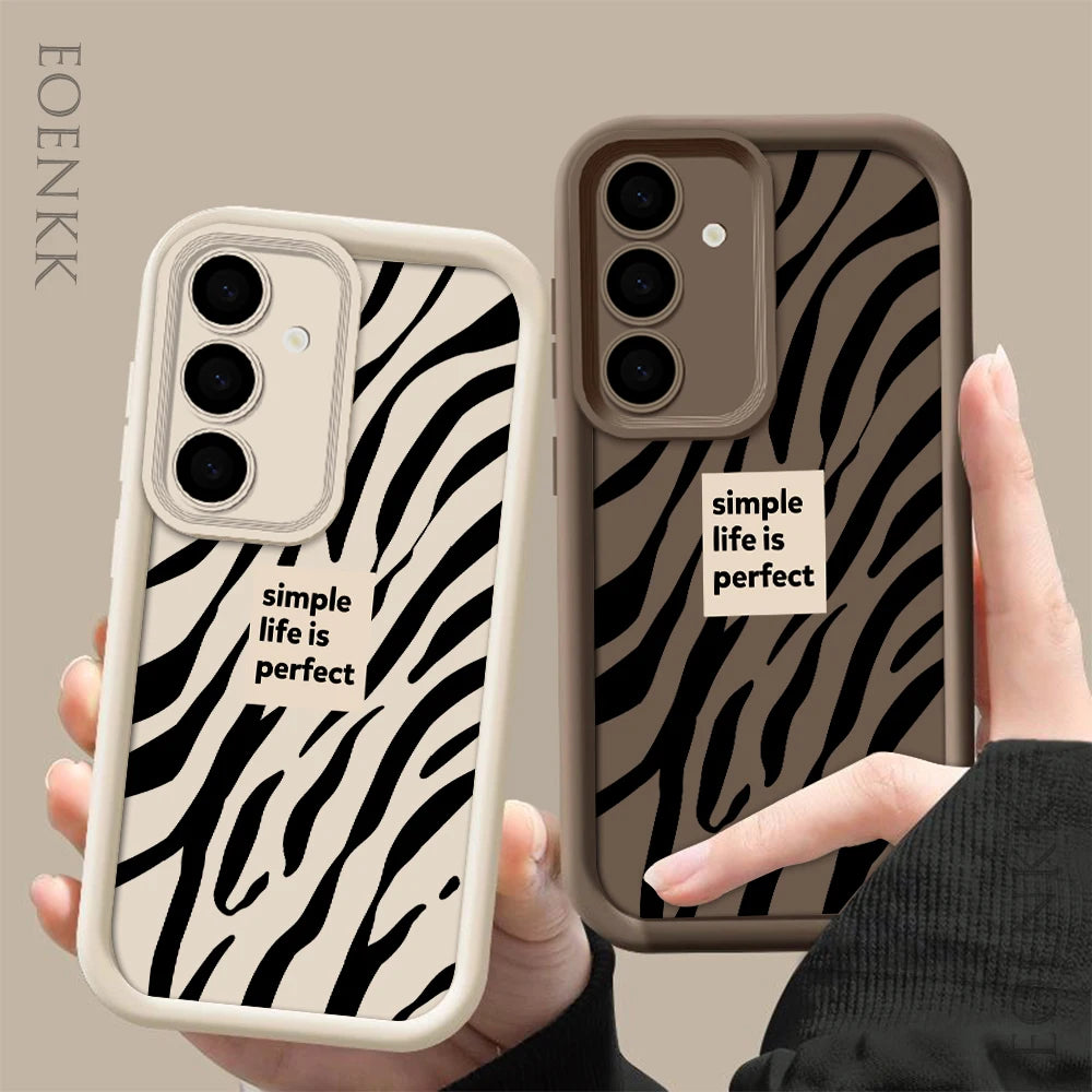 Zebra Silikonhülle für Galaxy S