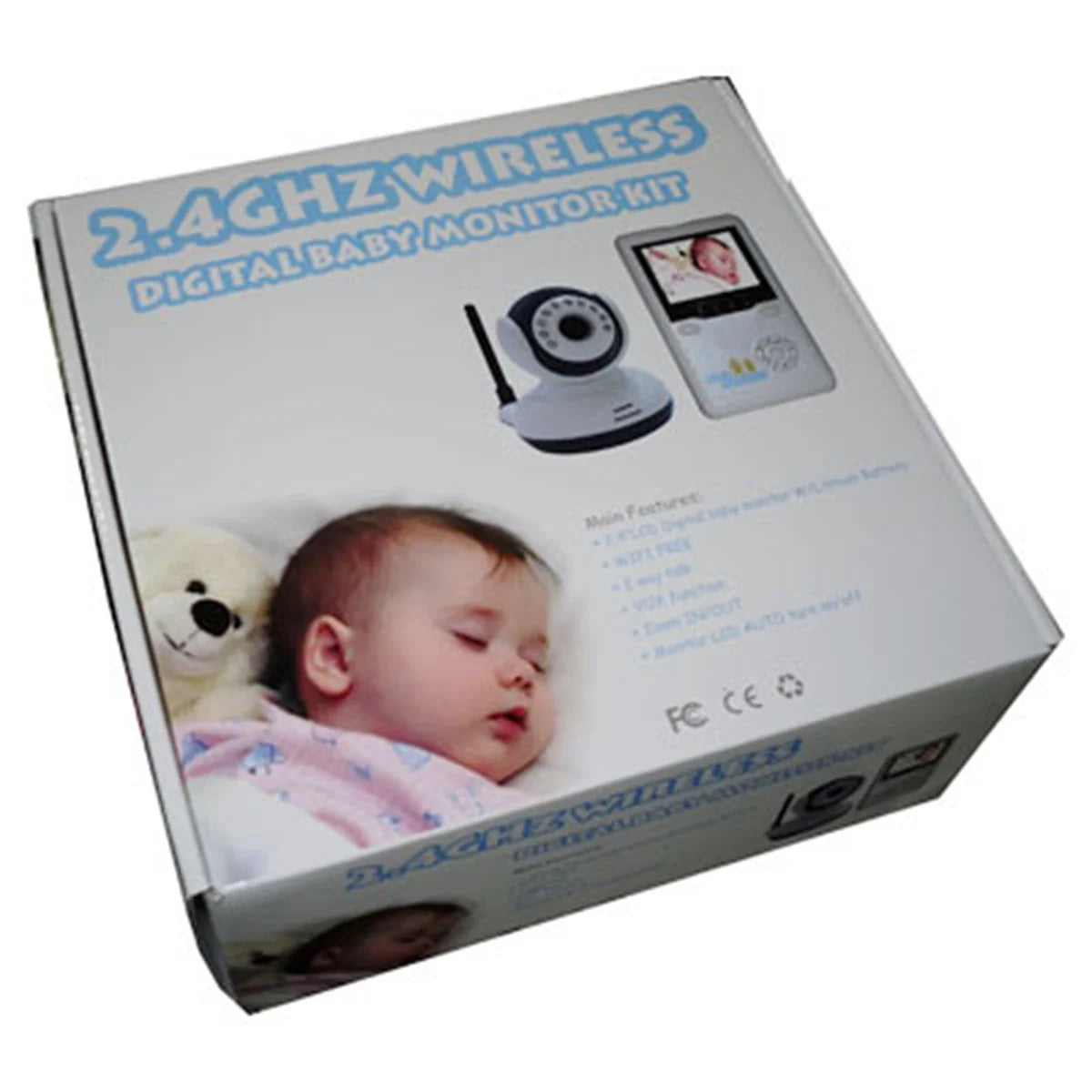 2.4 Zoll Baby Monitor Kamera PTZ Nachtsicht