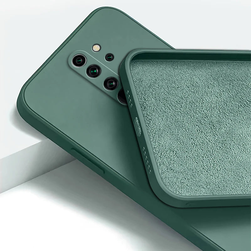 Quadratische Silikonhülle Redmi Note 8 Pro