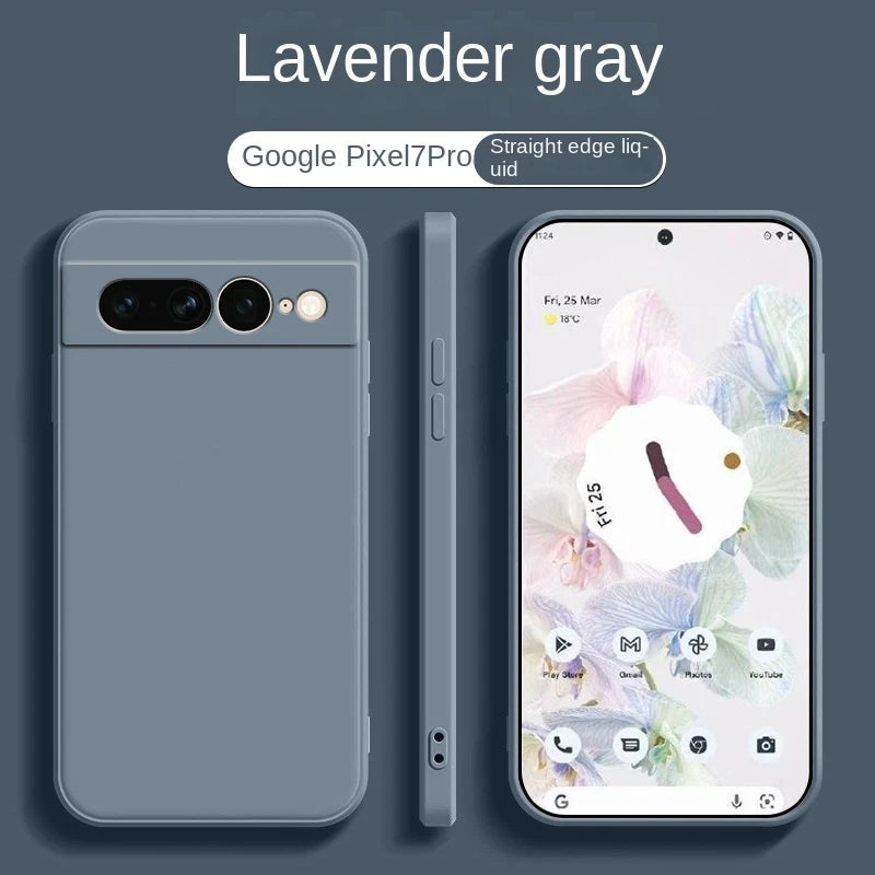 Liquid silicone case for Pixel 8A–10 Pro