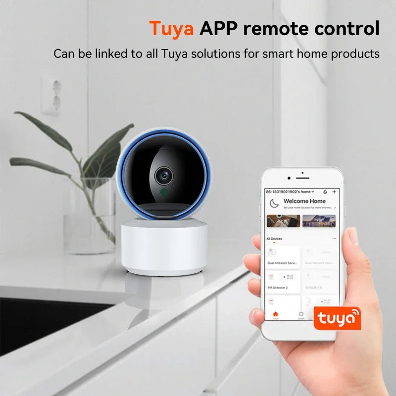 360° PTZ 5MP WiFi Überwachungskamera mit Nachtsicht