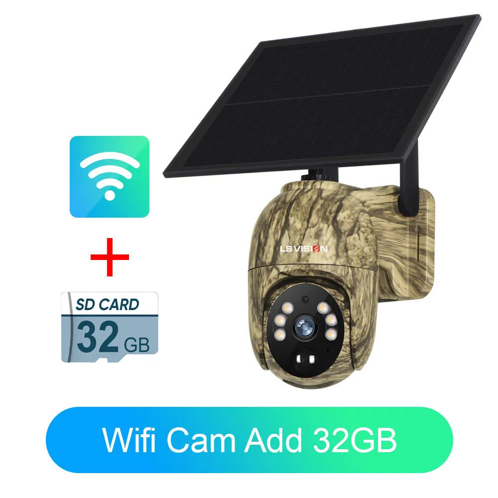 2K Solar Wildkamera mit WLAN/4G und Nachtsicht