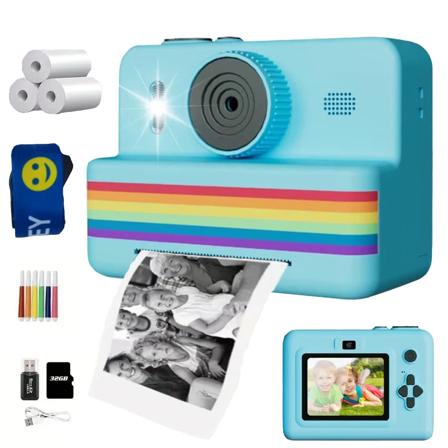 Tragbare Sofortbildkamera mit 2,8-Zoll Bildschirm